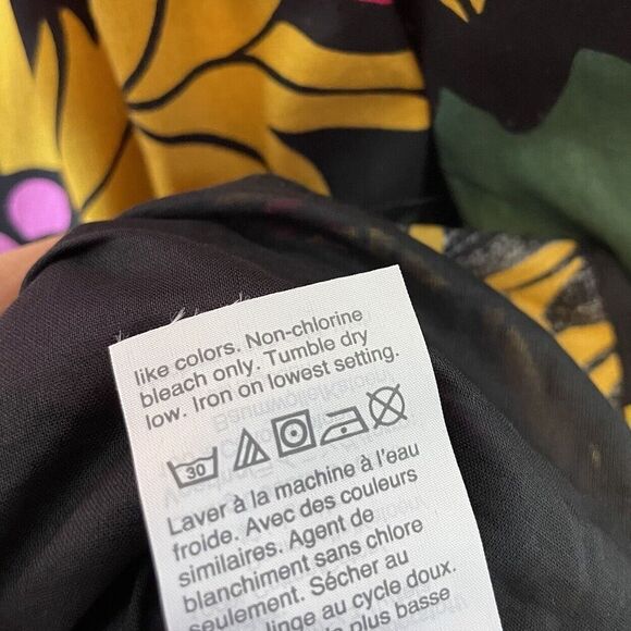 J.CREW Ratti Dress Women 8 Tiered Popover NEW Long Sleeve Floral Cotton AC879 - Picture 15 of 16